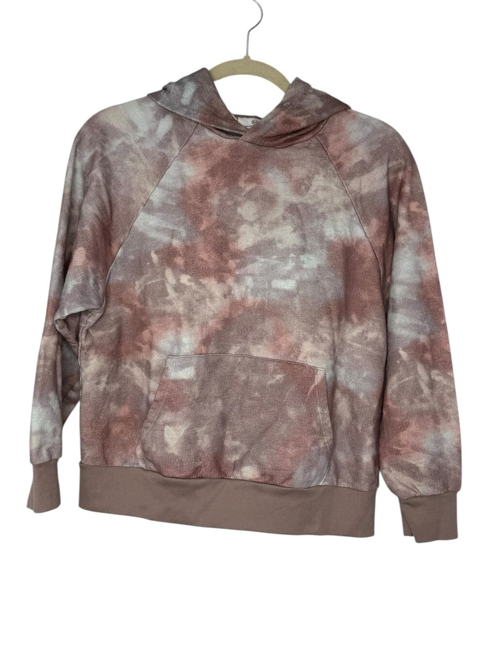 NWOT AG Adriano Goldschmied Tie Dye Rocky Mauve Hoodie Womens Small